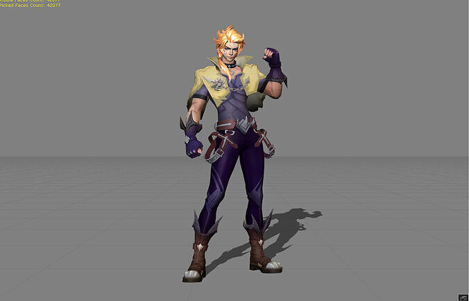 Lukas Ardent Roar Low-poly 3D model