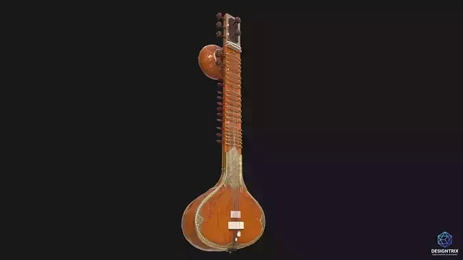 Sitar 3D Model