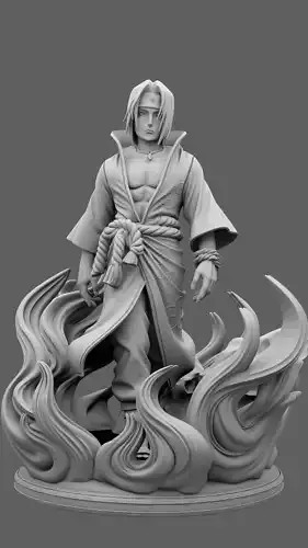 Uchiha Itachi -  3D Printable Figure 3D print model
