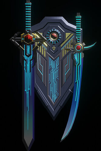 3in1 Sci-Fi Mecha Energy weapon GameReady 3D Model Low-poly 3D model