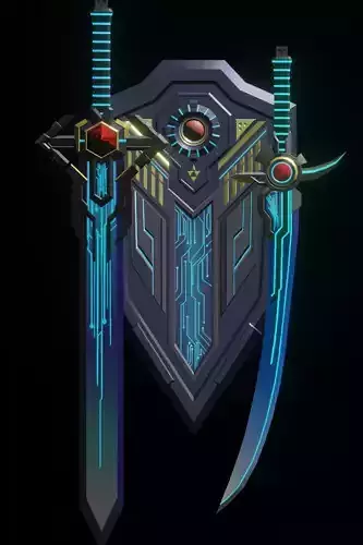 3in1 Sci-Fi Mecha Energy weapon GameReady 3D Model