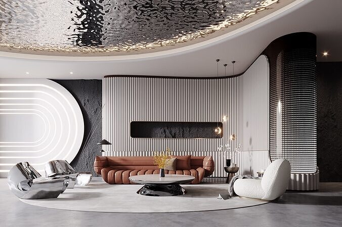 Leisure Area of the Clubhouse 3D model