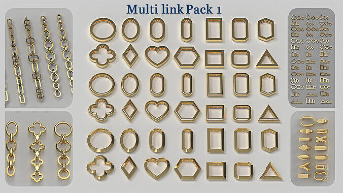 Chain Multi-Link 3D print model