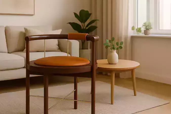 Lloyd Bar Stool by Crump and Kwash 3D Model 3D model