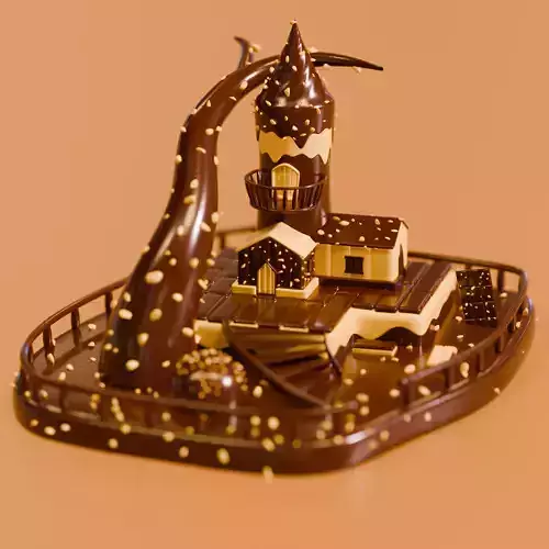 Chocolate House 3D model