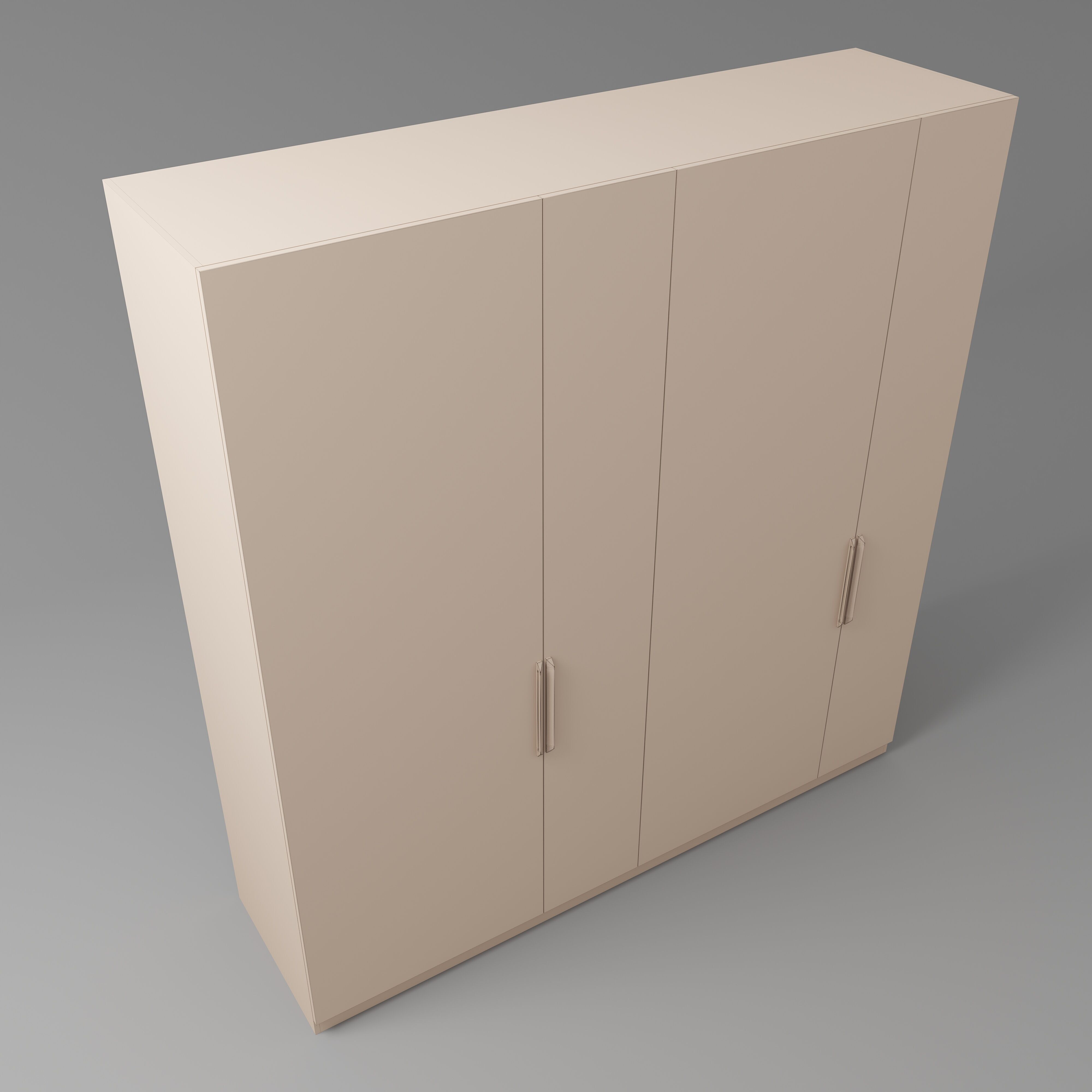 Basic Cabinet 3D model_2