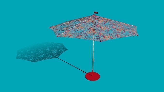 Beach Umbrella 3D model