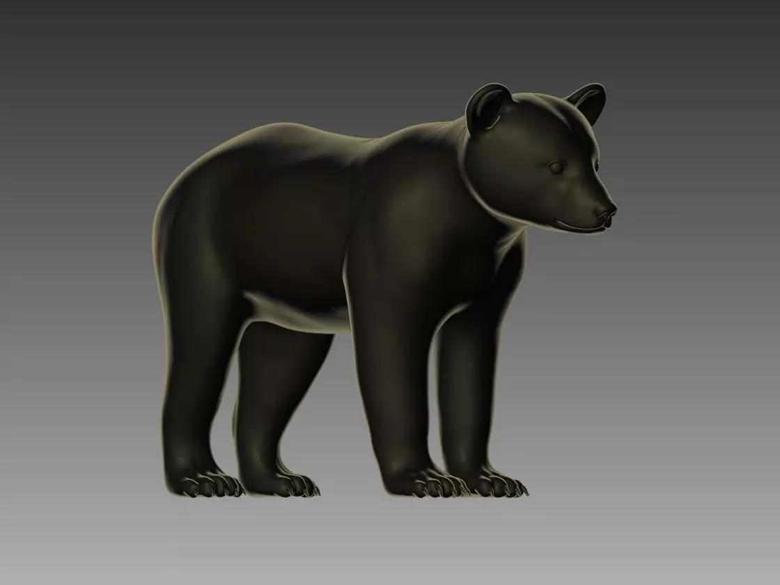 Bear Cub 3D Model 3D print model