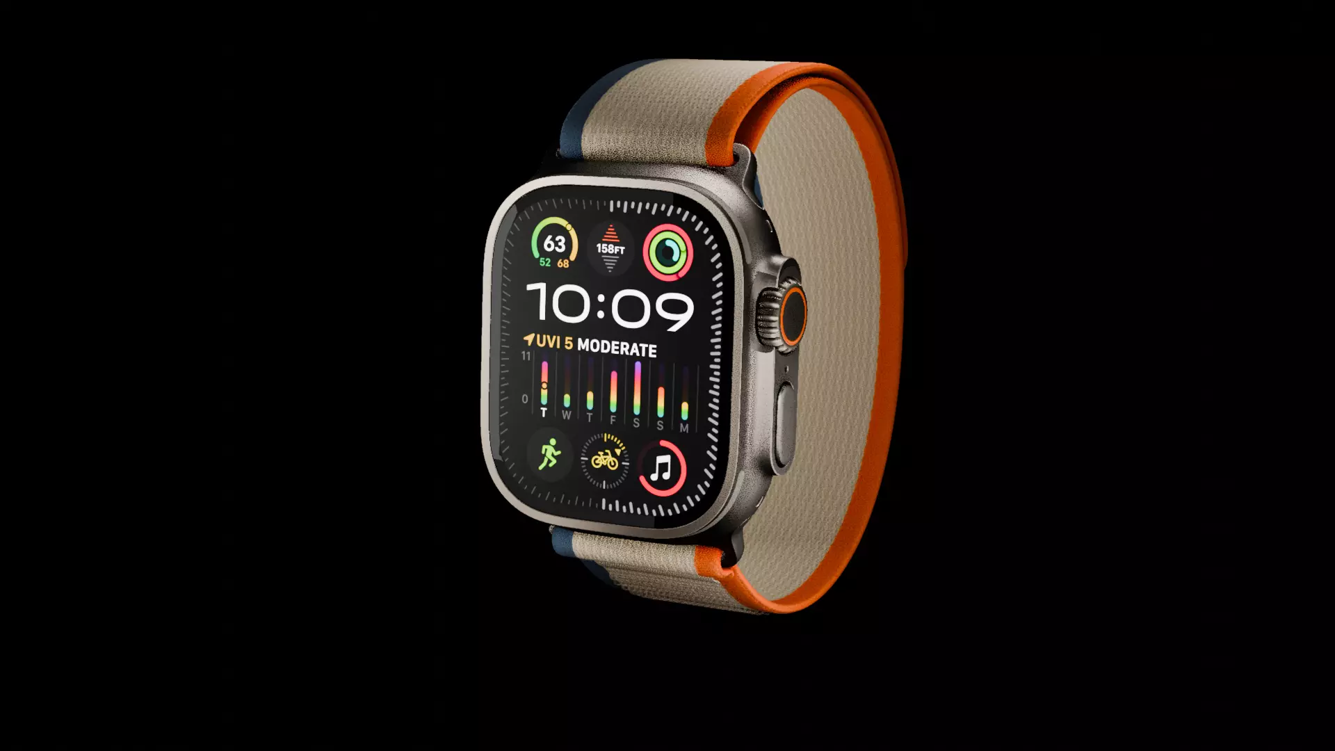 apple watch ultrea 3D model_0