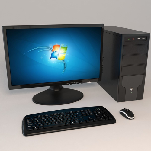 Desktop PC 3D model