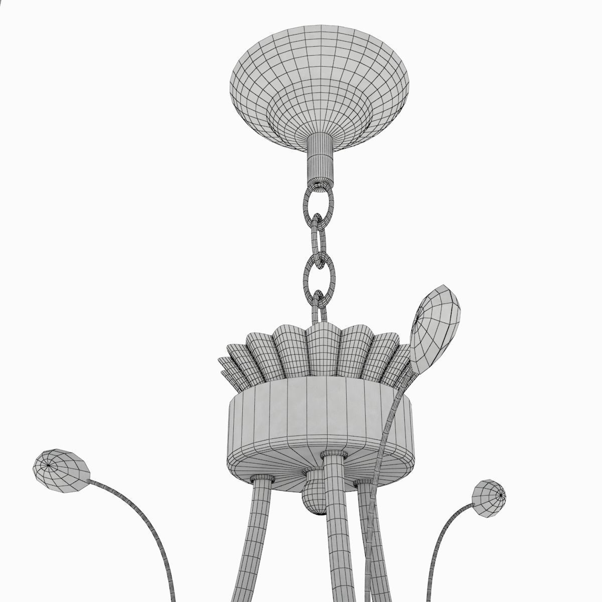 chandelier ligth 3D model_8