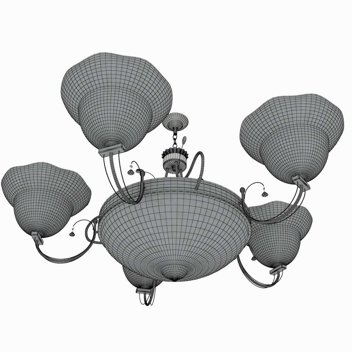 chandelier ligth 3D model_4