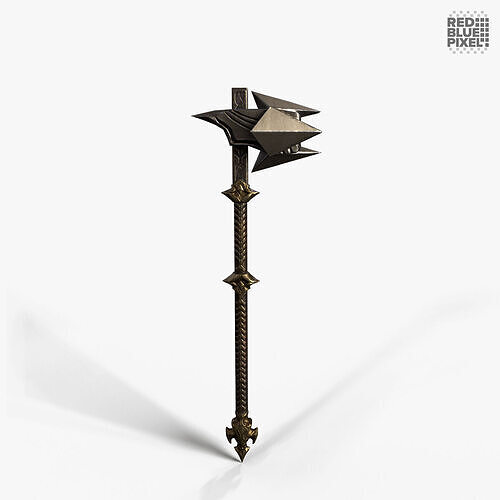 War Hammer 03 V2 Low-poly 3D model
