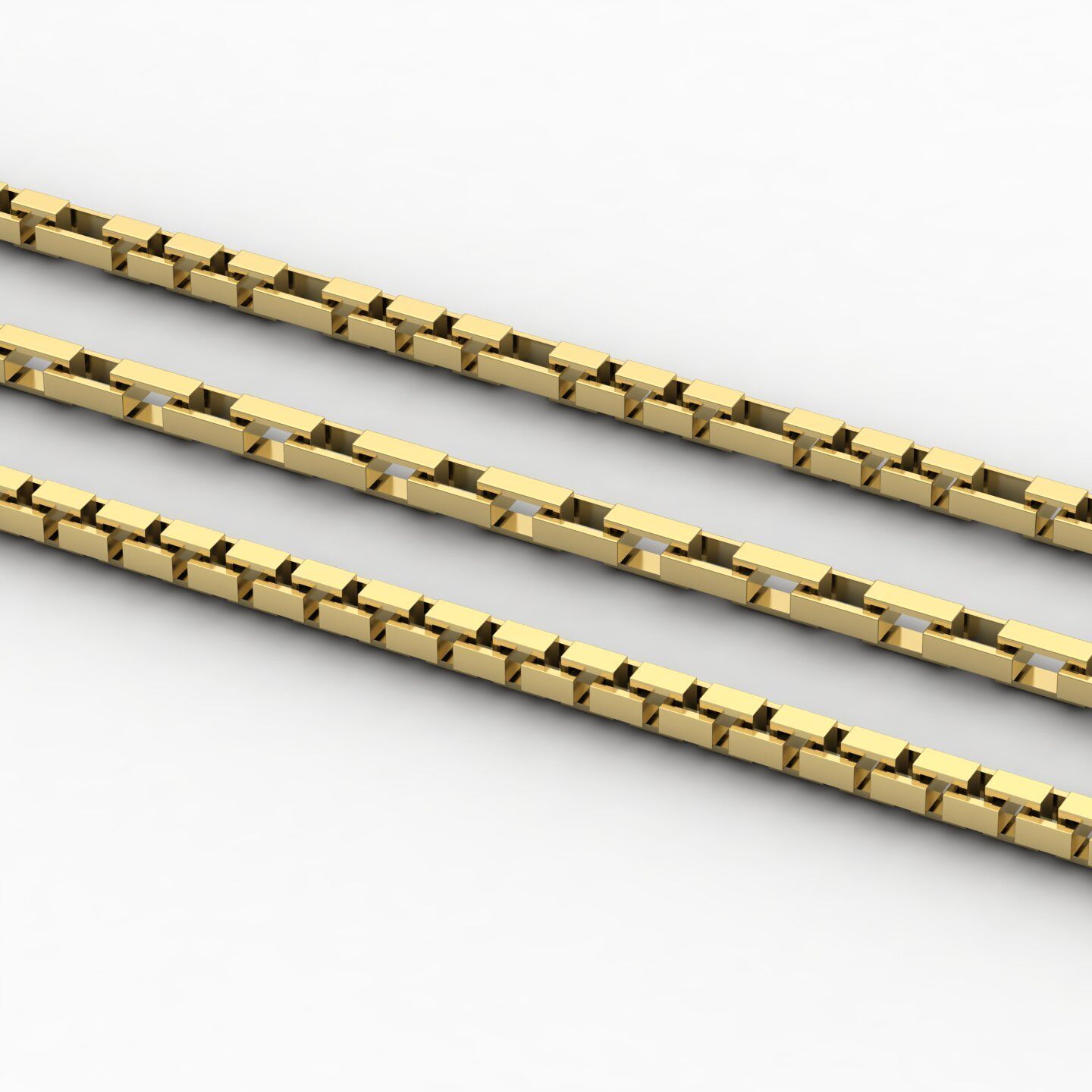 box chains 01 3D print model_3