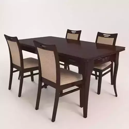 dining table and chairs