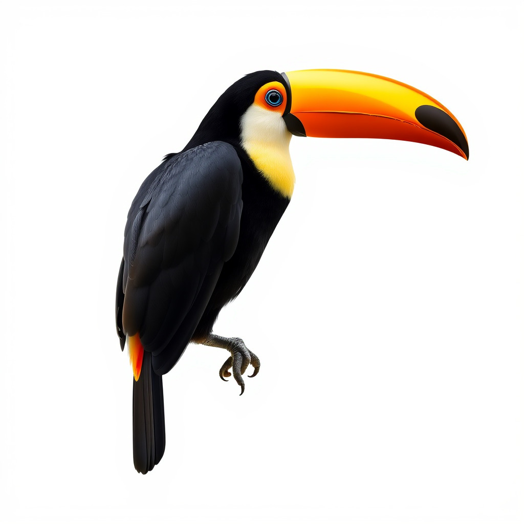 Tropical Toucan Bird D Model Pack Low-poly 3D model_3