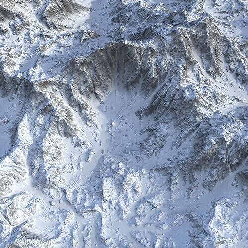 Landscape 136 Low-poly 3D model