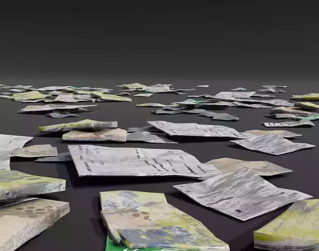 Trash Flat Thins - Paper Sachets Envelopes Documents Wrappings