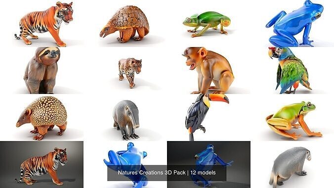 Natures Creations 3D Pack 3D Model Collection