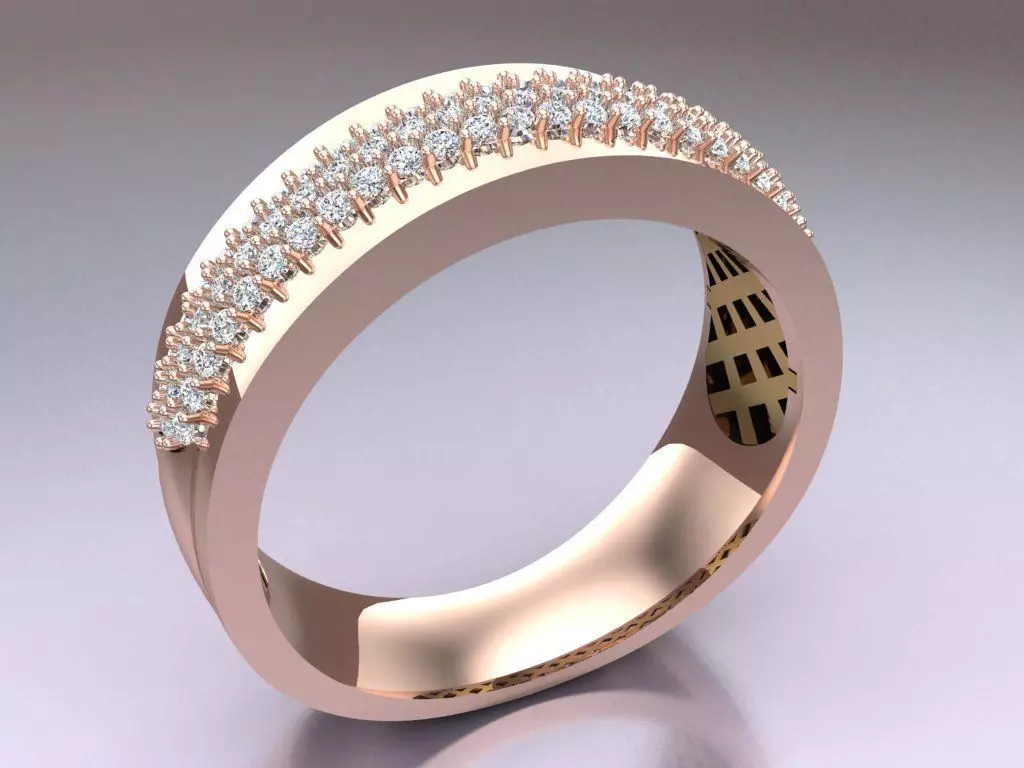 Diamond Ring - Womens Rings - N872451 3D print model