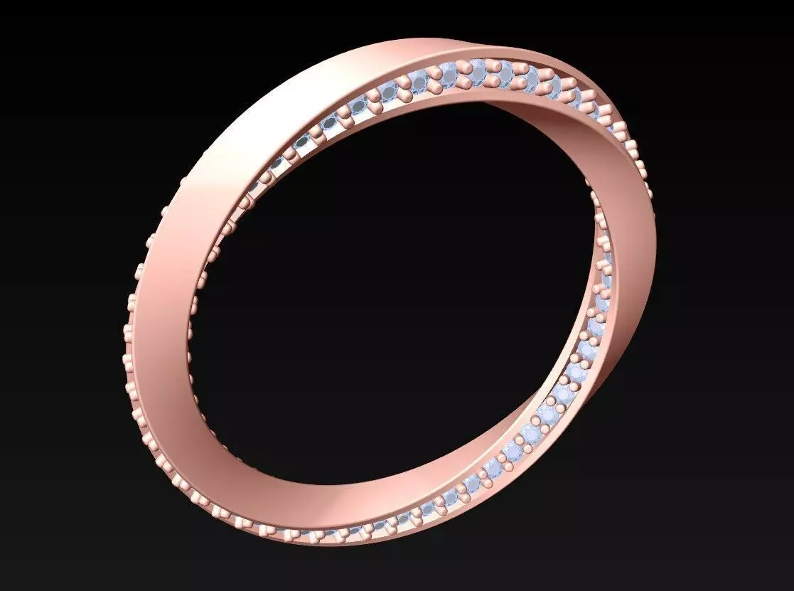 Diamond Ring - Womens Rings - N882846 3D print model