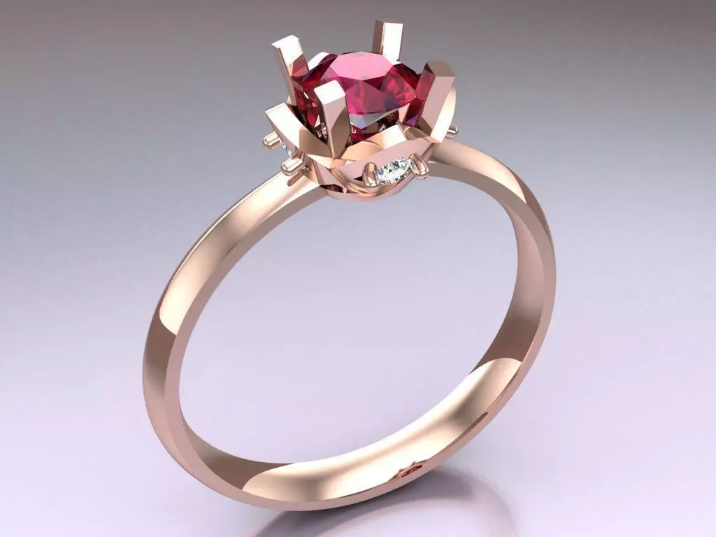 Diamond Ring - Womens Rings - N882909 3D print model