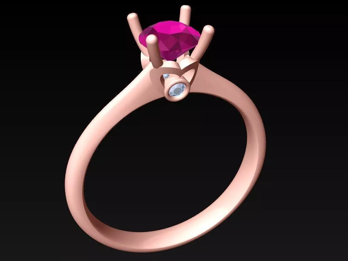 Diamond Ring - Womens Rings - N882916 3D print model