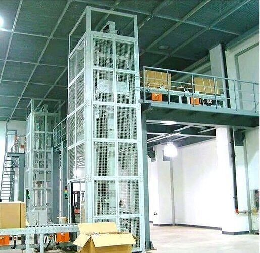 Factory Customized Continuous Vertical Lift Conveyor 3D model