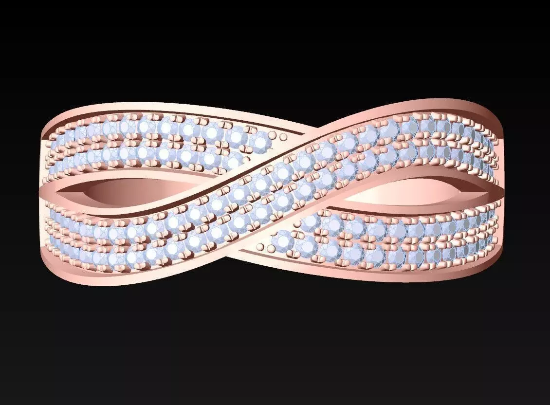 Diamond Ring - Womens Rings - N892356 3D print model