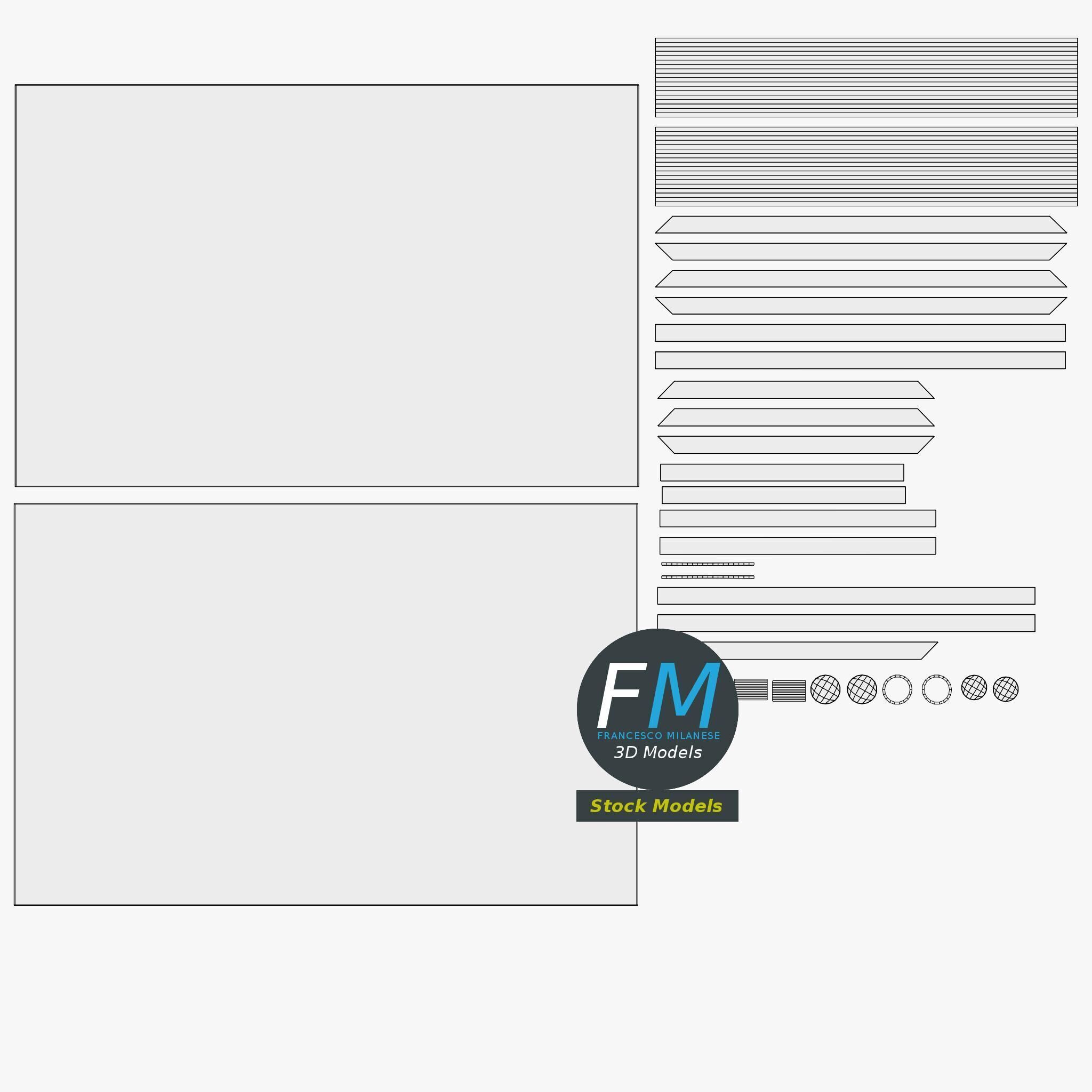 Advertising pedestrian safety barrier 1 3D model_11