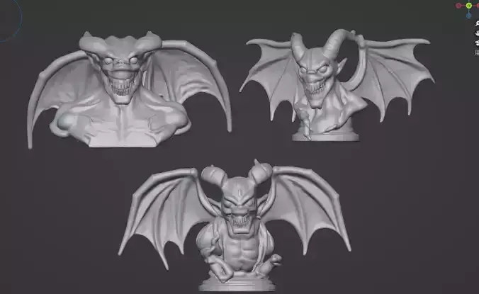 Mirebound Demon Bust Collection 3-in-1