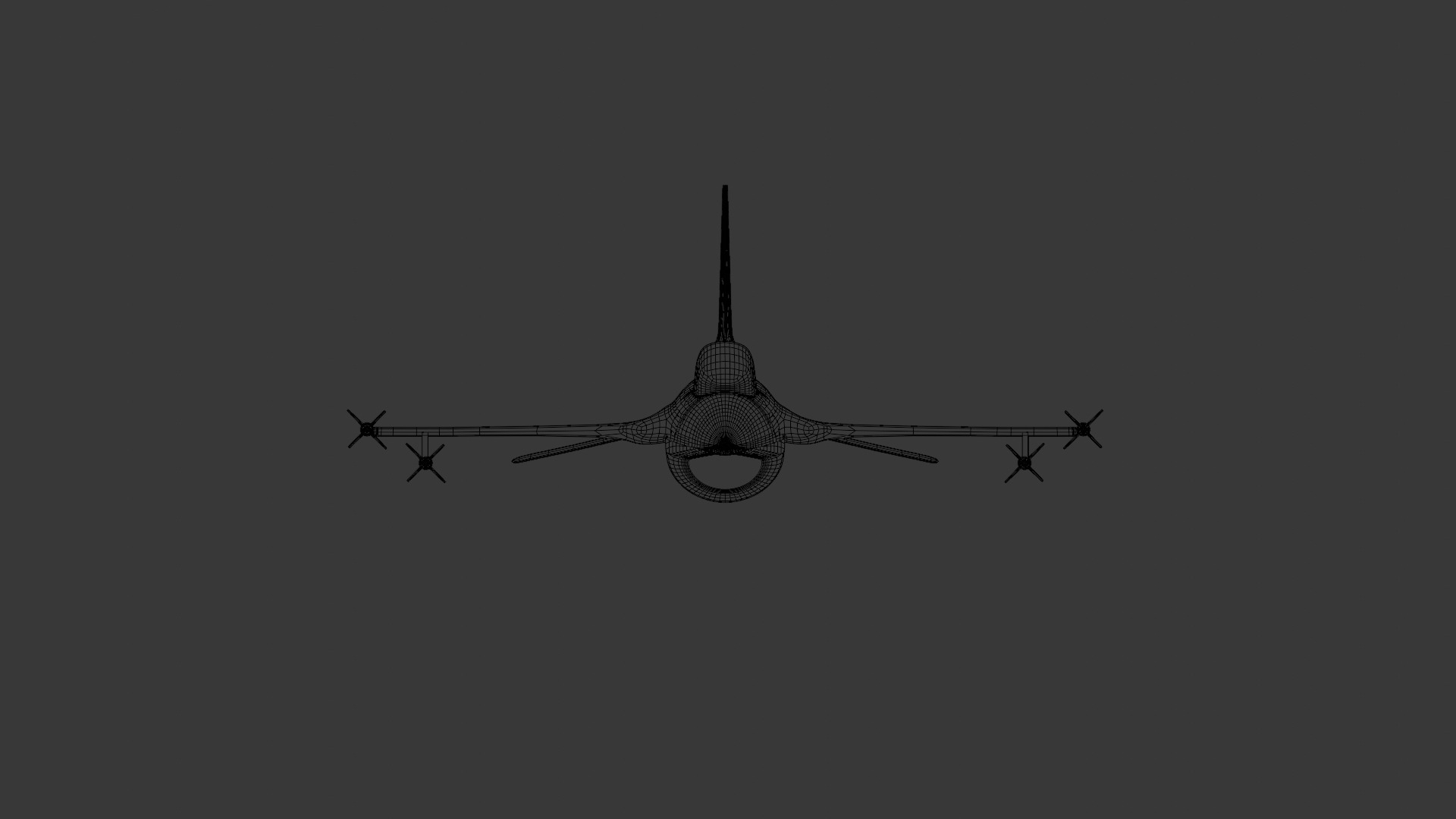 f16 fighter jet Free 3D model_5