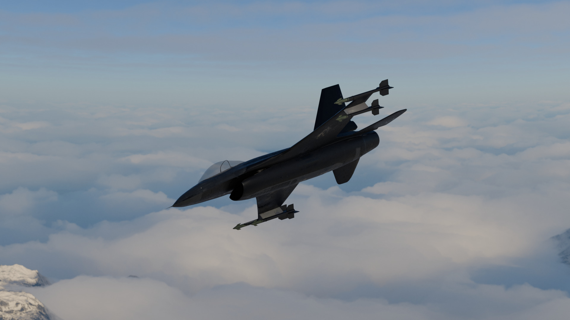 f16 fighter jet Free 3D model_1