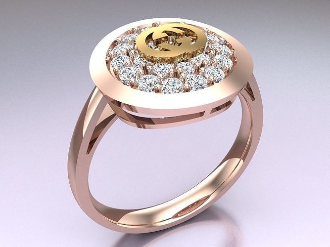 Diamond Ring - Womens Rings - N892435 3D print model