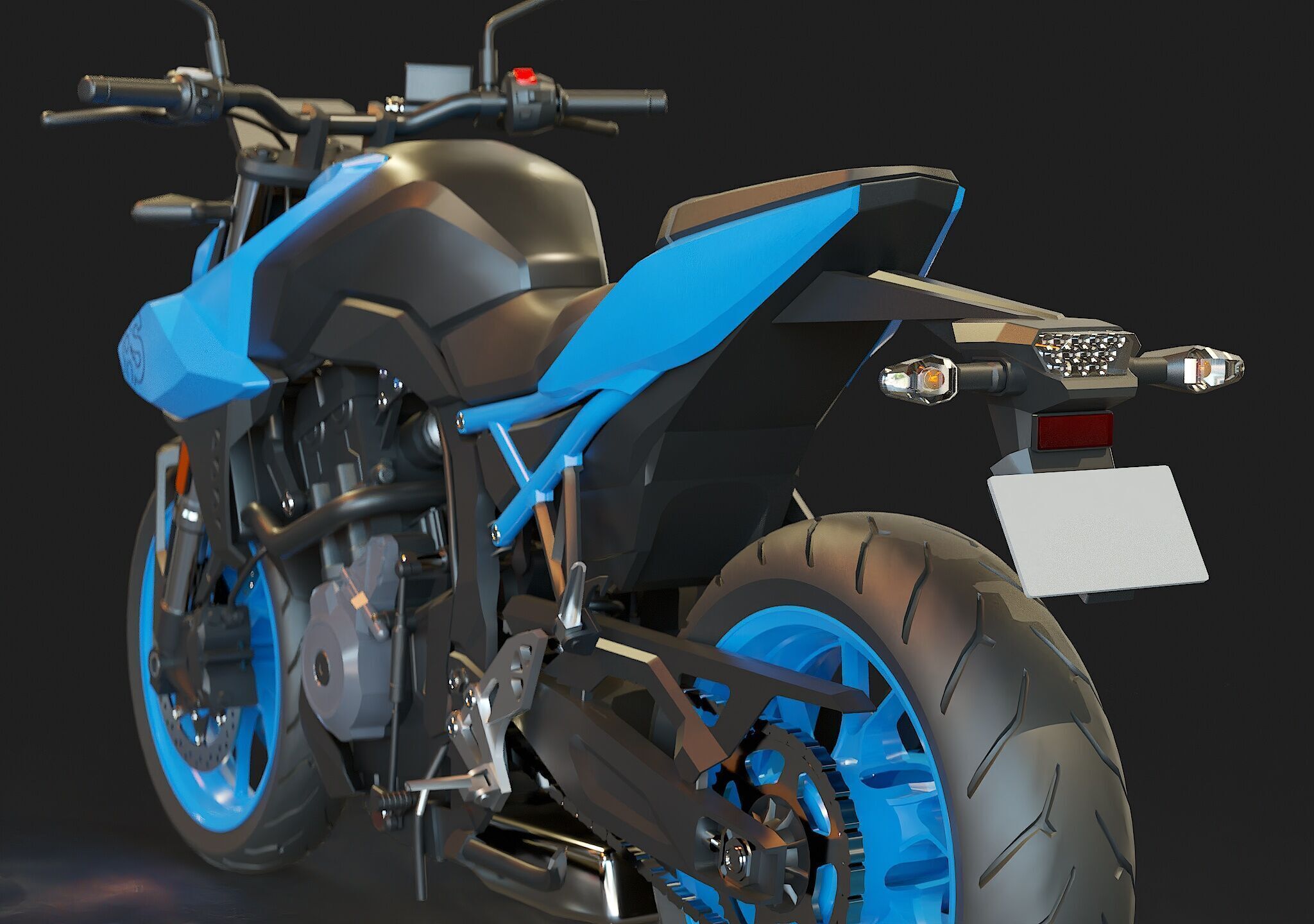 Base model Suzuki GSX 8S 2023 3D model_11