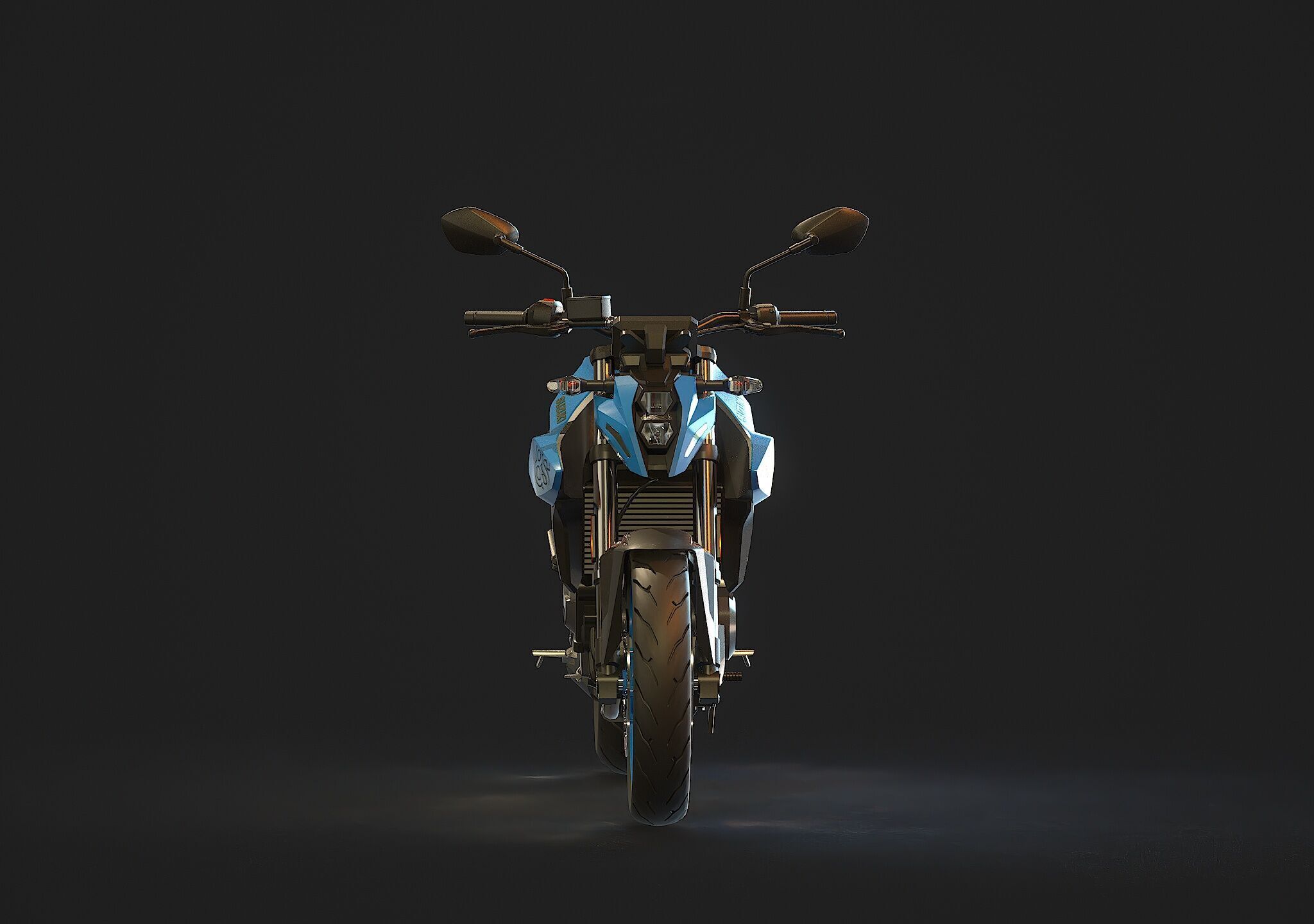 Base model Suzuki GSX 8S 2023 3D model_6