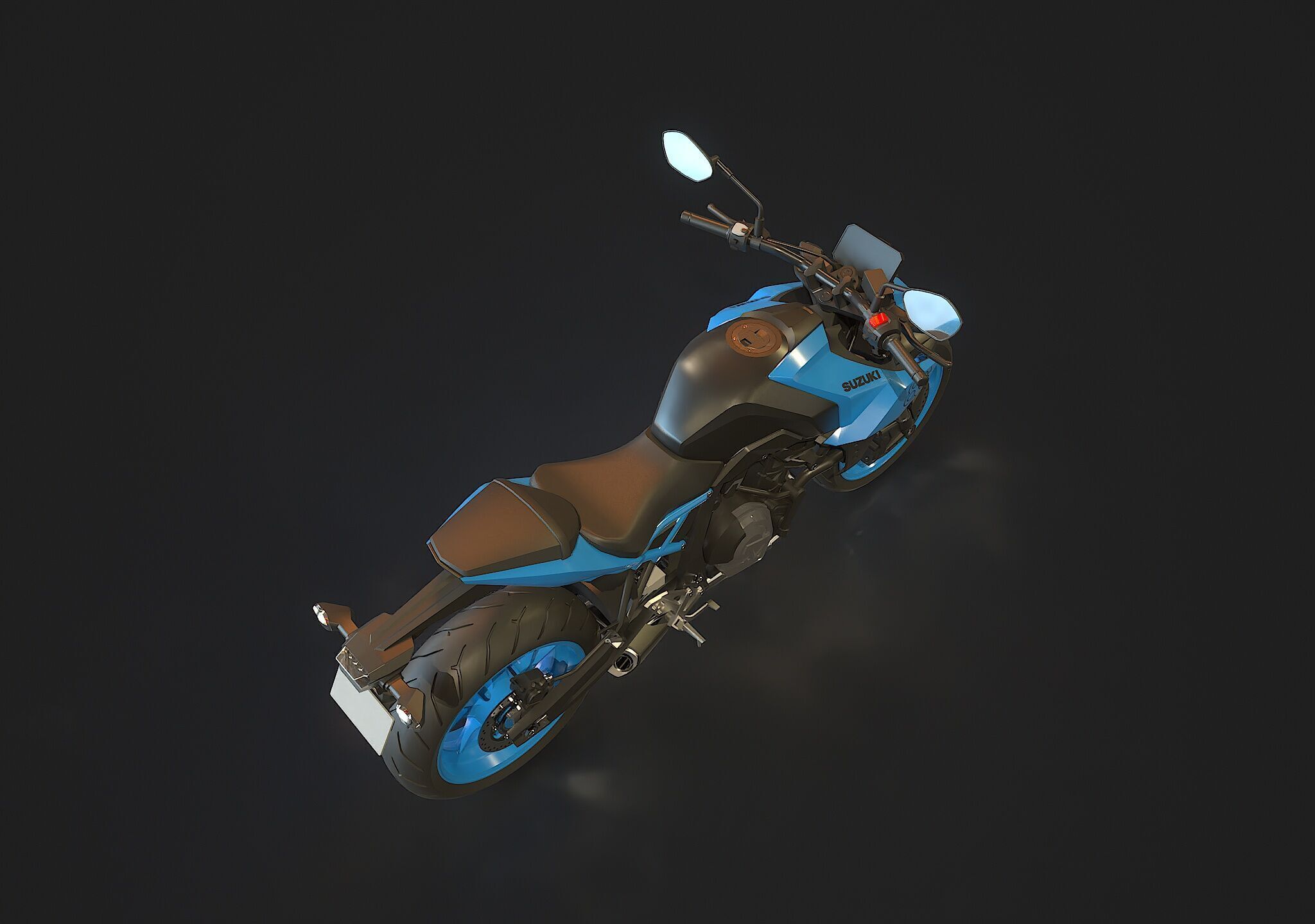 Base model Suzuki GSX 8S 2023 3D model_4