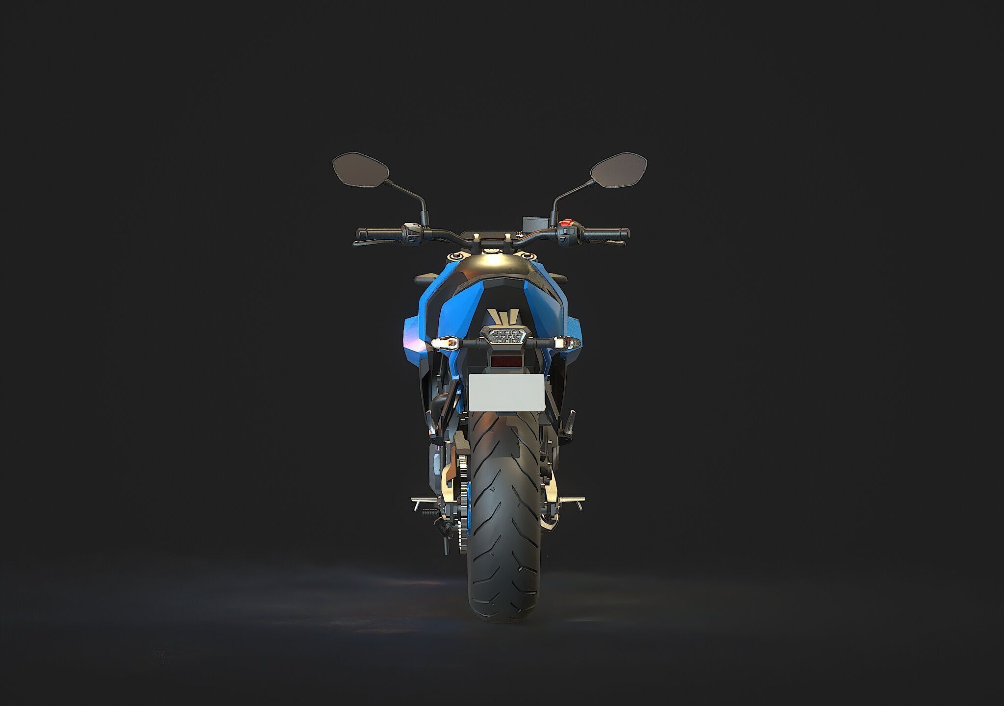 Base model Suzuki GSX 8S 2023 3D model_7