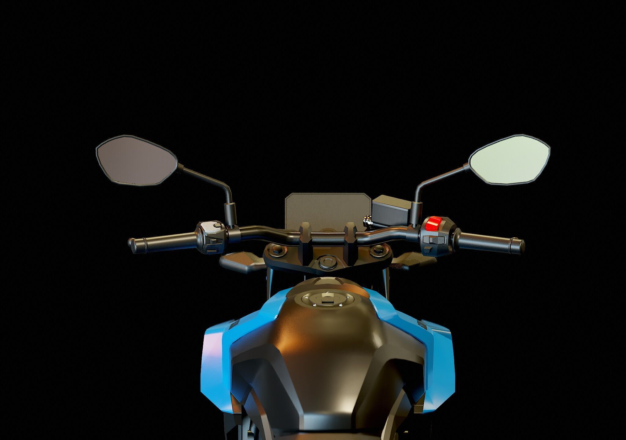 Base model Suzuki GSX 8S 2023 3D model_9
