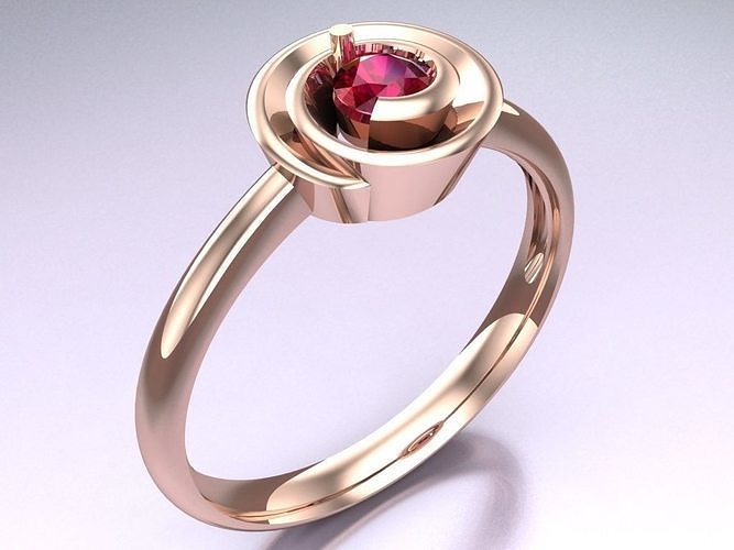 Diamond Ring - Womens Rings - N814323 3D print model