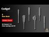 6 Medieval Cudgel Base Mesh Low-poly 3D model_1