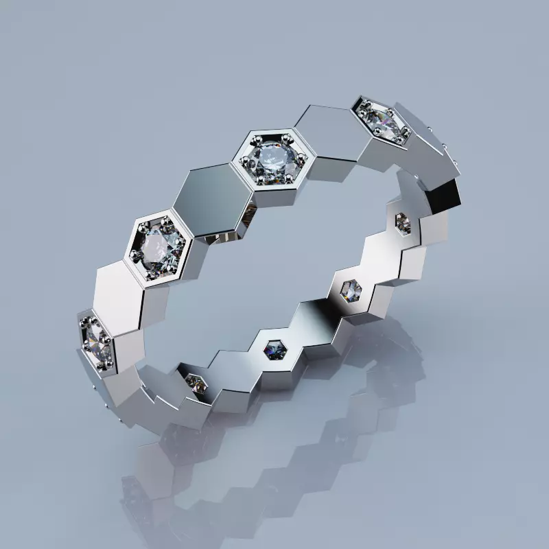 Ring Bee All Size Version2 3D print model_0