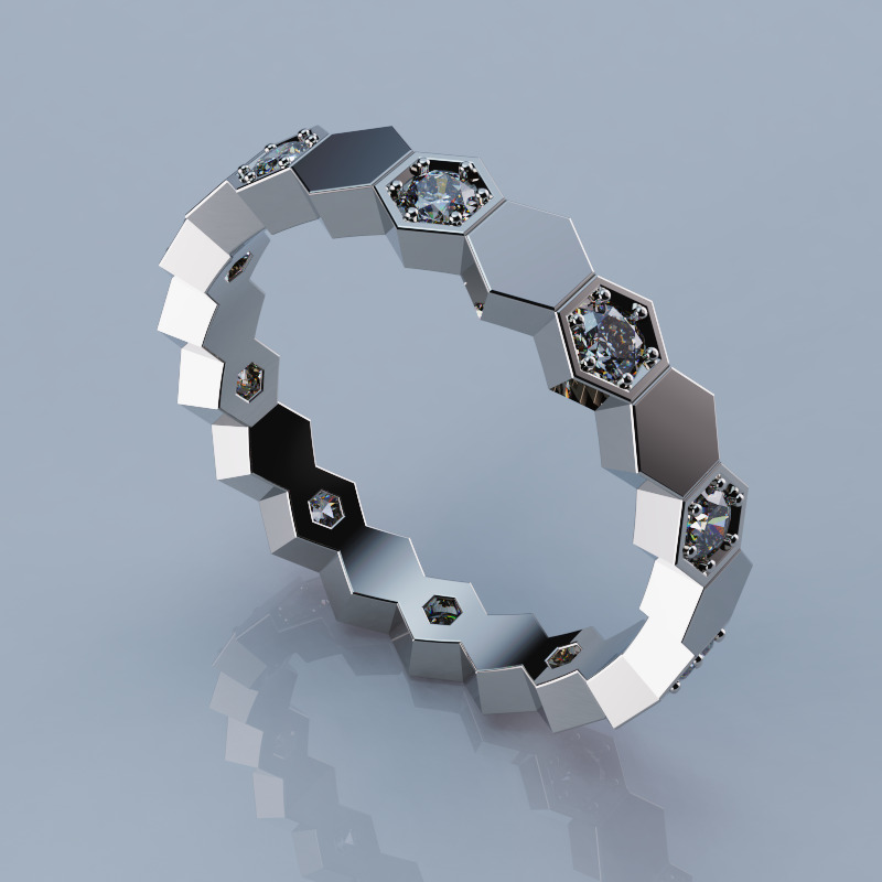 Ring Bee All Size Version2 3D print model_1