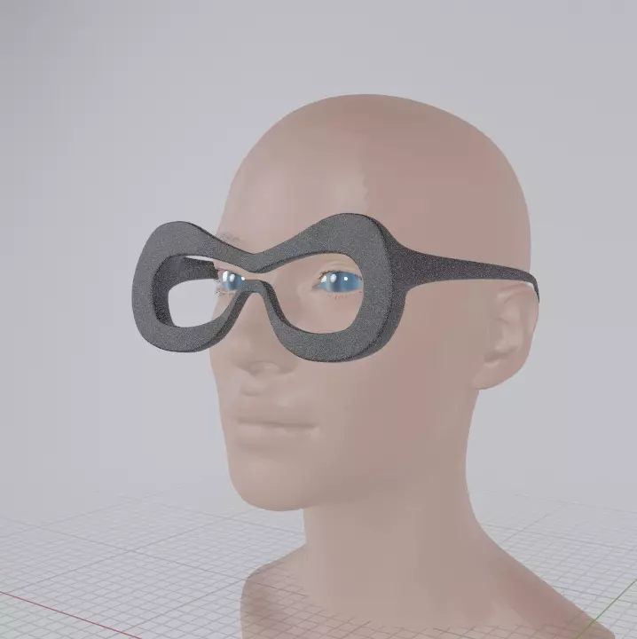 Mask eyewear 3D print model_0