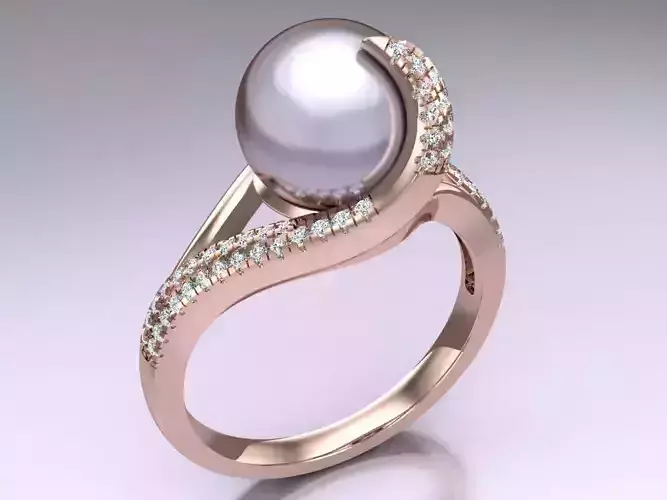 Pearl Ring - Womens Rings  - N815014