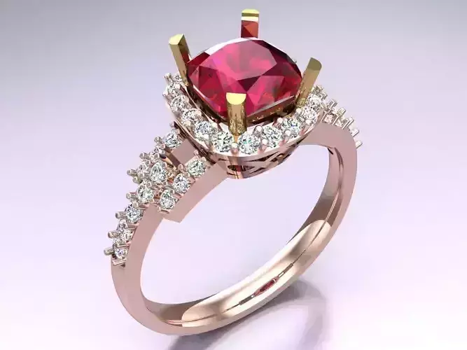 Square Stone Rings - Womens Rings - N816342