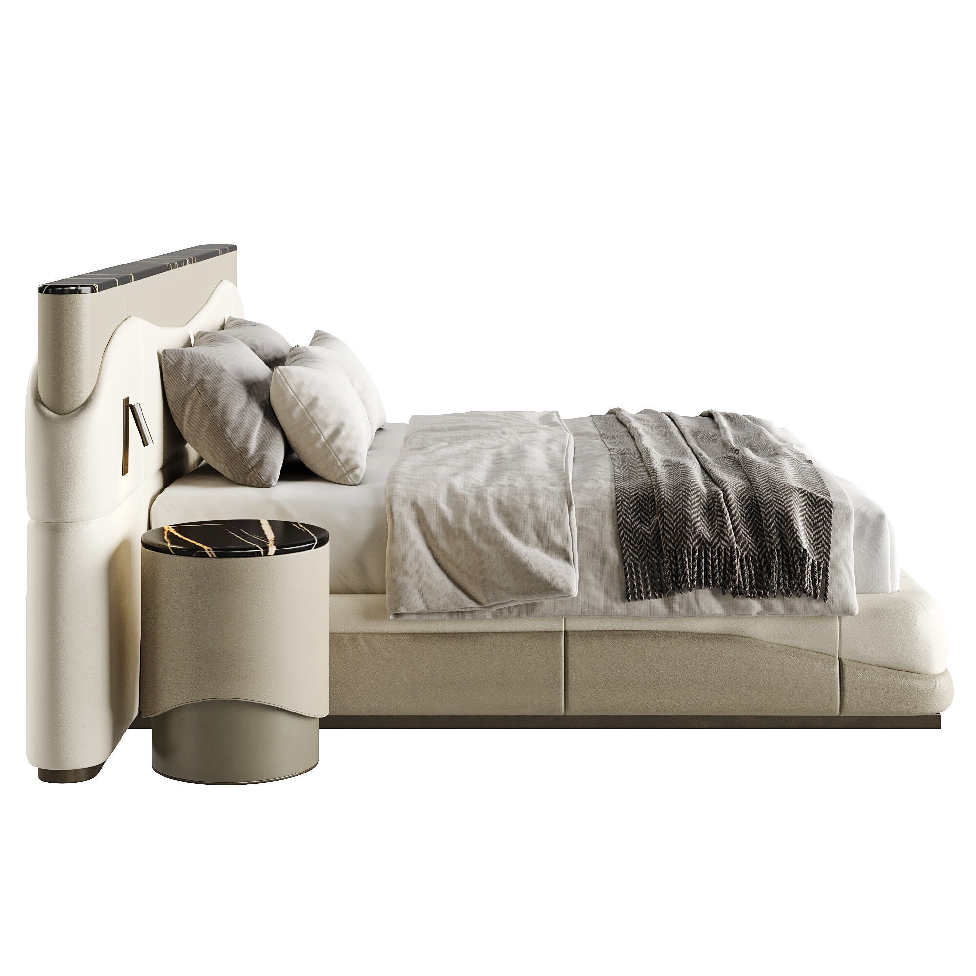 Bed Clori 3D model_7