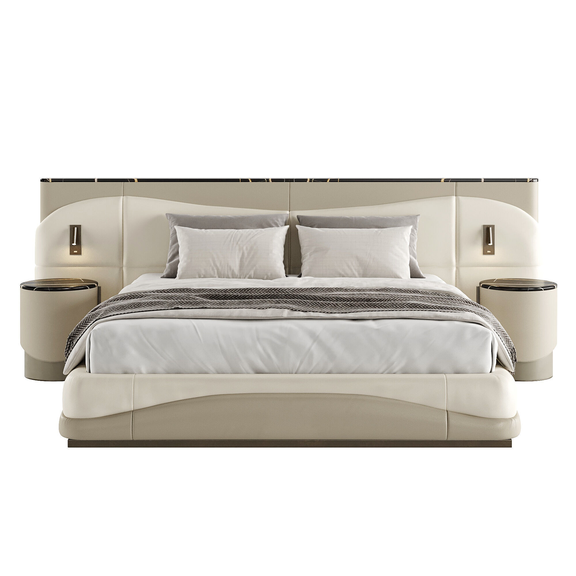 Bed Clori 3D model_2