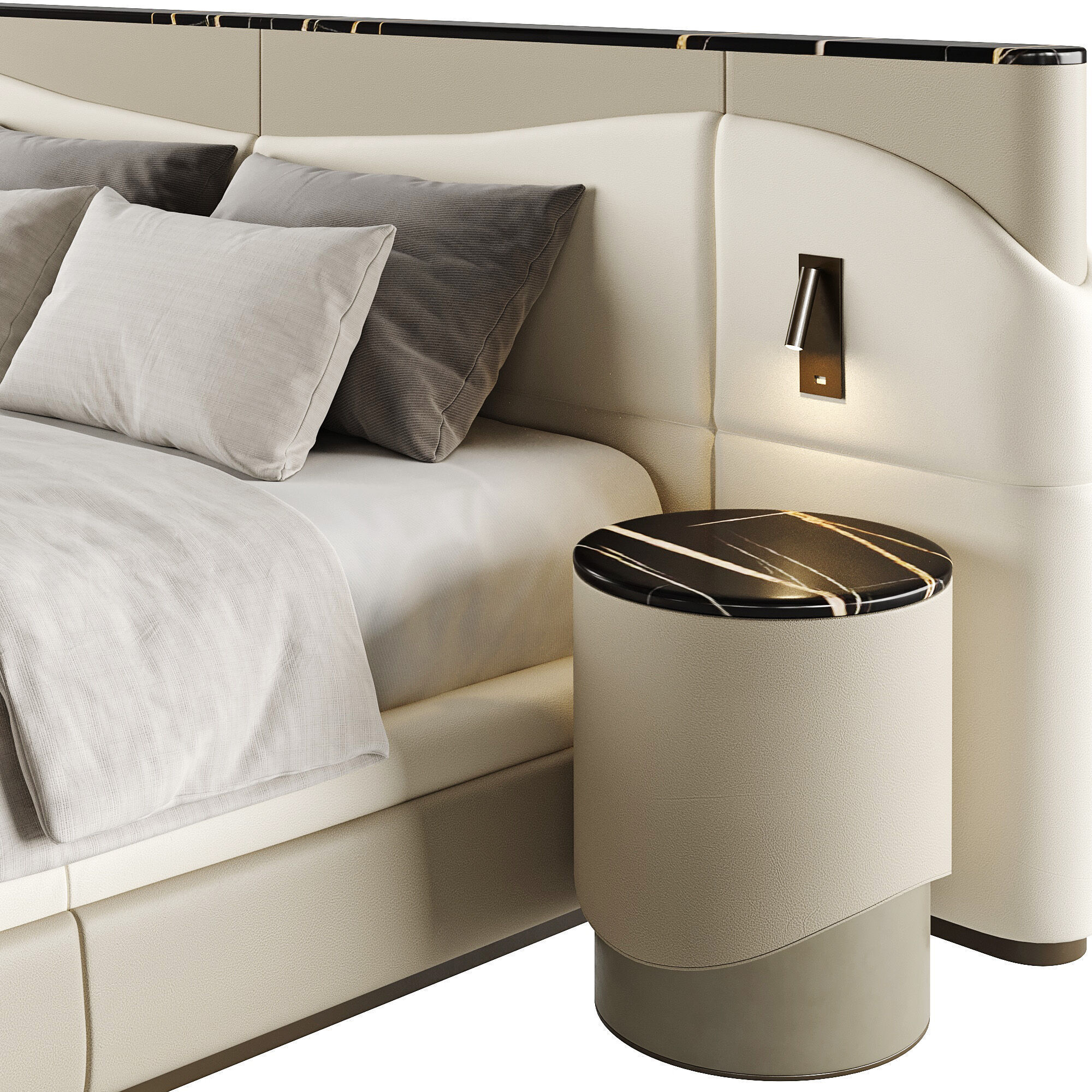 Bed Clori 3D model_5