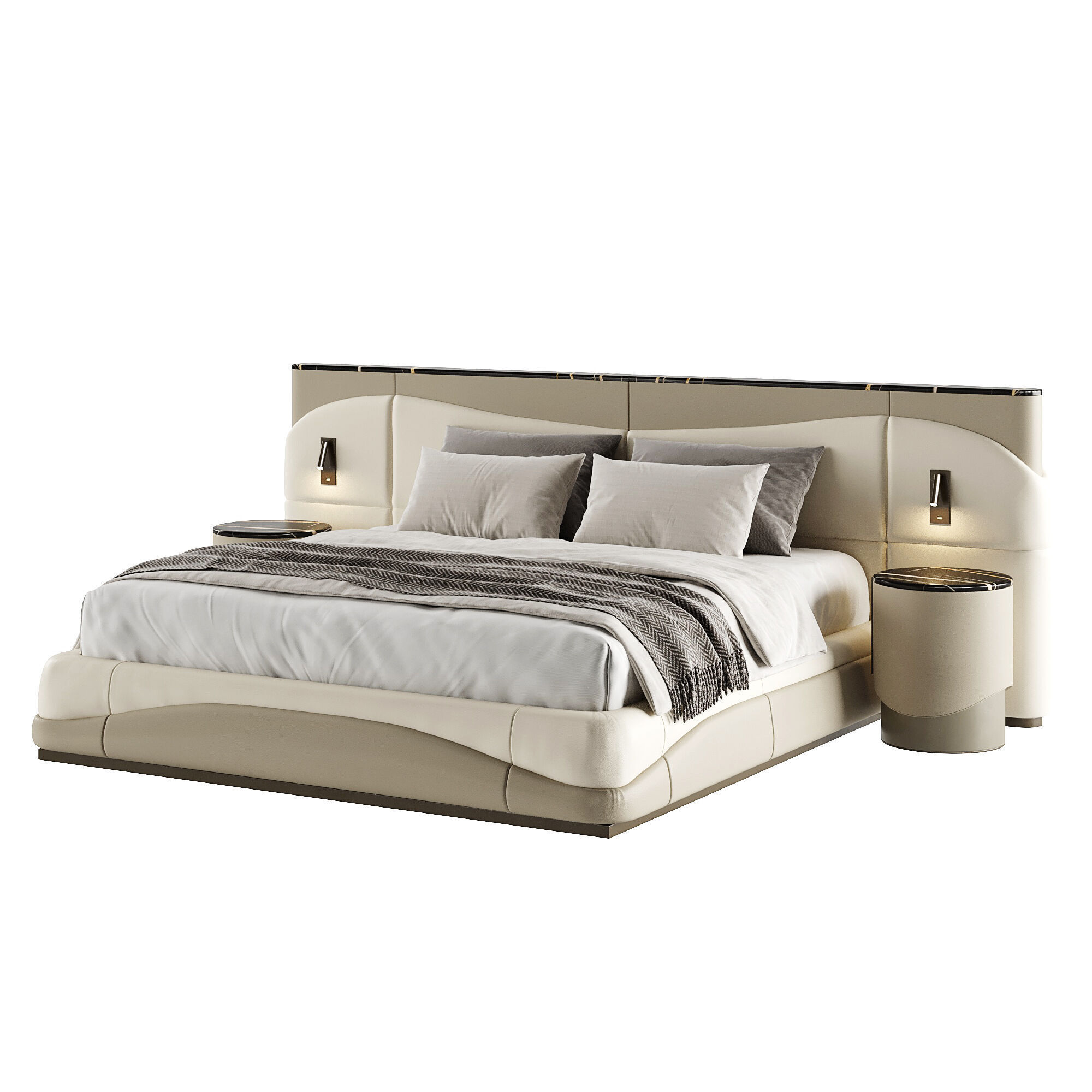 Bed Clori 3D model_1